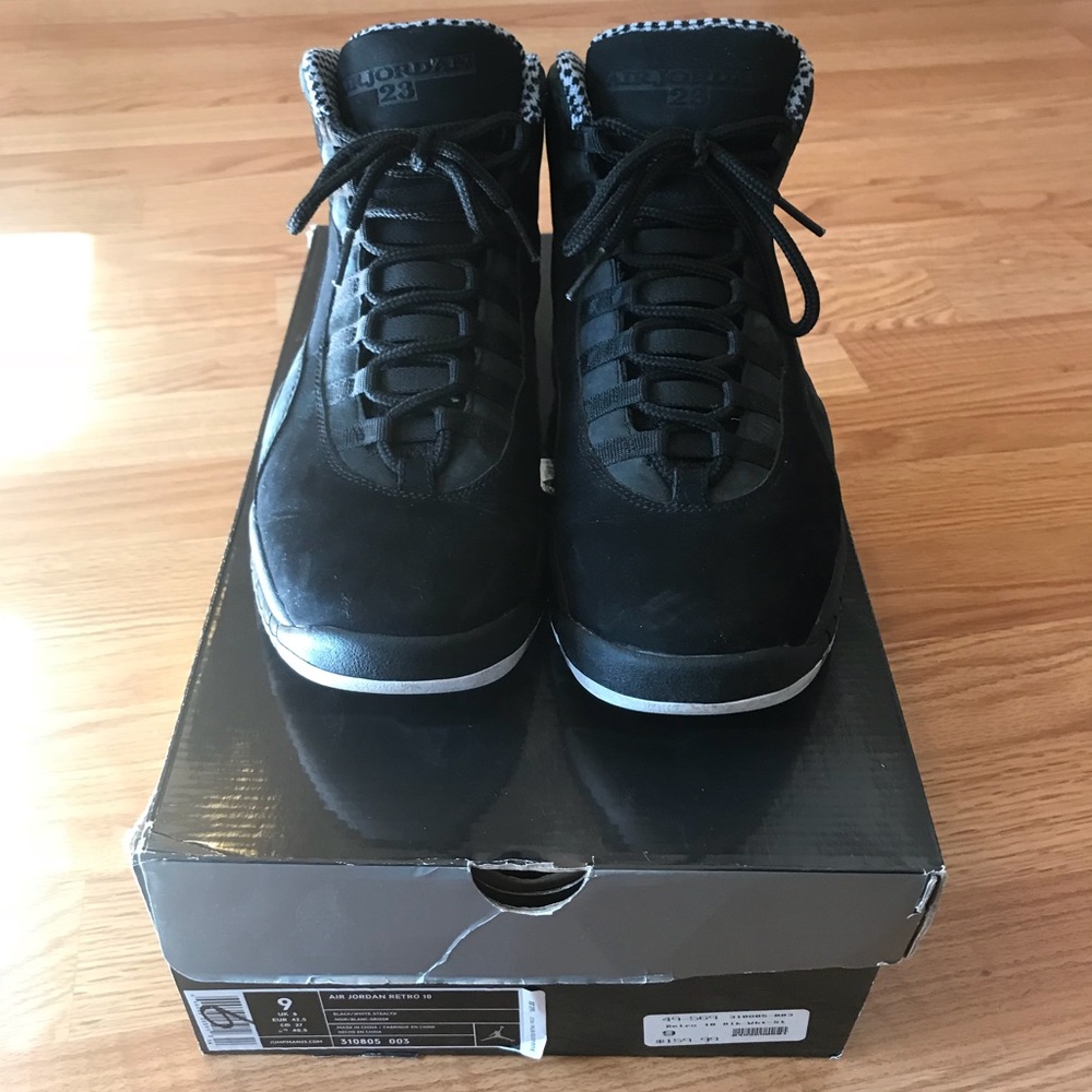 COPY - Jordan Retro 10 Black/White Stealth